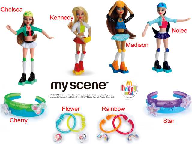 My scene had Madison and more Bracelets style.